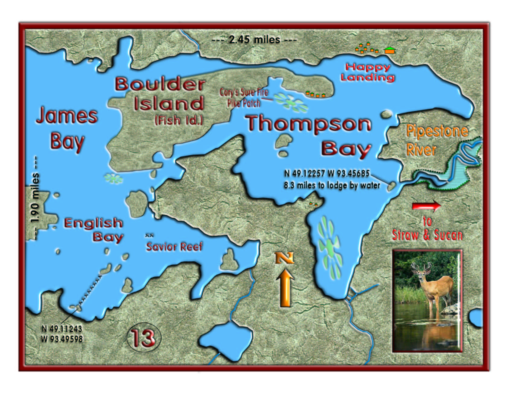 Thompson Bay map